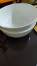 浩雅釉下彩景德镇骨瓷餐具家用6英寸面碗陶瓷碗米饭碗可2只装纯白 实拍图