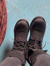 添柏嵐（Timberland）官方踢不爛女鞋高幫靴戶外防水黑色偏小|8658A 8658AW/黑色 38 鞋內(nèi)長(zhǎng)：24CM 曬單實(shí)拍圖