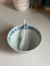 光峰日本進(jìn)口 日式青花陶瓷碗家用大號(hào)米飯碗面碗釉下彩大碗 藍(lán)凜堂餐具 福文字高腳大碗6.4英寸 曬單實(shí)拍圖