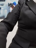金蒂情新款職業(yè)裝女裝套裝長袖小西裝女士正裝工作西服面試 黑色西裝+西褲 XXL(建議120-130斤) 曬單實拍圖