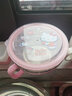 江南.漢桐（Home&Tony）小學(xué)生湯碗 兒童飯碗304不銹鋼卡通餐具 帶蓋密封家用吃飯碗防摔 凱蒂貓kitty碗 曬單實(shí)拍圖