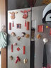 致仕中國風(fēng)門(mén)神創(chuàng  )意冰箱貼磁貼3d立體新年春節喜慶對聯(lián)磁吸裝飾門(mén)貼 吉祥平安喜樂(lè )組合 曬單實(shí)拍圖