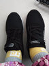 軒途詩(shī)休閑鞋女夏季軟底透氣鞋子女氣墊女鞋運動(dòng)跑步鞋女大碼紅色健步鞋 網(wǎng)面黑白 37 曬單實(shí)拍圖