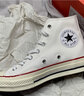 匡威（Converse）【滔搏運動(dòng)】匡威男鞋女鞋高幫帆布鞋Chuck 70復古系帶硫化鞋 162056C 43 曬單實(shí)拍圖
