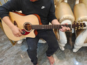 northerlygale北風(fēng)NG吉它M系列初學(xué)者D/G/A桶型男女入門(mén)單板民謠木吉他 DM411SC【41英寸】原木色 曬單實(shí)拍圖