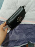 袋鼠輕奢品牌小包包女2022新款潮軟皮韓版個(gè)性帶鉆鉚釘小方包單肩斜挎包鏈條包生日禮物送老婆 黑色 花朵款A59025-1 曬單實(shí)拍圖