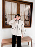 拉夏貝爾（La Chapelle）短外套女裝新品2025年春秋新款韓版小個(gè)子外套風(fēng)衣上衣女毛呢大衣 米杏色 L 曬單實(shí)拍圖