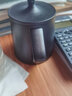 叁旬 水滴太湖石馬克杯帶蓋過(guò)濾茶杯辦公室泡茶杯子喝茶杯陶瓷水杯 太湖石個(gè)人杯【雅黑】 曬單實(shí)拍圖