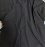 西域駱駝（VANCAMEL）短袖襯衫男夏季港風(fēng)帥氣男士寬松外套百搭休閑男裝襯衣 黑色 4XL 曬單實(shí)拍圖