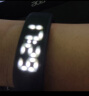 时刻美（skmei）手表电子学生震动闹钟睡眠监测计步防水USB充电腕表T5C黑色 实拍图