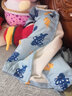 嬰兒加絨外套女寶寶兒童男童冬裝秋冬衣服小童洋氣3加厚1歲棉衣 絨里藍(lán)色 73cm 曬單實拍圖