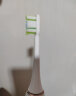 素士(SOOCAS)电动牙刷头 成人通用清洁型 素士牙刷通用刷头 白色2支装 实拍图