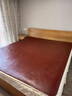 喜連理【頭層牛皮 】超特厚軟席水牛皮涼席頭層席床墊三件套真皮軟席子 紅棕色頭層3.0 （假一賠十） 150x195cm單獨涼席 曬單實(shí)拍圖