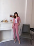 古緹琪（GURTILKI）西裝套裝女新款夏季職業(yè)裝女裝韓版粉色小西服氣質(zhì)時(shí)尚女神范正裝 粉色西服【886款】 S 曬單實(shí)拍圖
