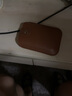 牧后 適用蘋果充電寶保護(hù)套apple magsafe磁吸式收納皮套皮紋皮套 耳扣款棕色 曬單實拍圖