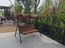御藤美家（ROYAL RATTAN）戶外秋千吊椅庭院花園家具吊床編藤搖椅室外陽臺秋千室內(nèi)吊籃吊椅 2號萬字型秋千（預(yù)售） 曬單實(shí)拍圖