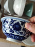 長物居 景德鎮(zhèn)瓷器餐具手繪青花瓷碗手工陶瓷飯碗湯碗家用手造餐飲具 富貴 曬單實(shí)拍圖