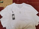 七匹狼男士純棉短袖T恤背心v領(lǐng)內衣夏季老頭衫打底新疆棉棉汗衫男 V領(lǐng)2件裝(白色+白色） XL 曬單實(shí)拍圖