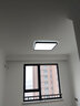 新中式客廳吸頂燈胡桃色led簡約臥室燈餐廳超薄實(shí)木燈具廣東中山 方形50*50厘米 三色變光72W 曬單實(shí)拍圖