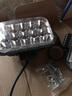 led射燈12v24v貨車(chē)改裝燈散光強光超亮遠光燈工程車(chē)越野車(chē)電動(dòng)三輪汽車(chē)改裝前照大燈車(chē)頂燈 圓角5寸方15珠散光 經(jīng)典黑 曬單實(shí)拍圖