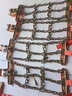 靚知渝（liangzhiyu）汽車(chē)防滑鏈suv轎車(chē)輪胎雪地防滑鏈通用加粗經(jīng)典款田字錳鋼鐵鏈條 田字小號8條裝【胎寬165-195mm] 加粗 曬單實(shí)拍圖