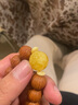炫夏天然原礦俄料琥珀蜜蠟珠子雞油黃白花蜜單顆散珠圓珠男女款配珠 蜜蠟珠子約16毫米單顆（附證書(shū)） 曬單實(shí)拍圖