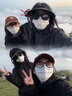 gxmy美式進(jìn)藏沖鋒衣套裝男士外套夏季徒步爬山穿搭?yuàn)A克男裝連帽衣服 黑色沖鋒衣+黑色褲子 XL 【推薦120-140斤】 曬單實(shí)拍圖