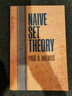 Naive Set Theory 英文原版 樸素集合論 Paul R. Halmos 曬單實(shí)拍圖