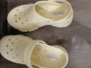 Skechers洞洞鞋女外穿休閑時(shí)尚百搭易穿透氣增高疏水夏季鞋111127 亮黃色/YEL 36 曬單實(shí)拍圖