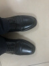 强人商务正装鞋男际华3515品质头层牛皮单皮鞋 15三接头皮鞋 黑色 38 实拍图