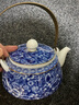 茗客青花瓷茶壺陶瓷功夫家用紅茶大號(hào)耐熱單壺提梁壺大容量隔熱防燙 提梁壺 花開富貴青花茶壺 曬單實(shí)拍圖