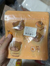 美滌（MEIDI） 卡通拉鏈自封袋 雪花酥牛軋糖曲奇迷你小號分裝烘焙密封包裝袋子 正方形拉鏈袋淘氣小熊100只入 曬單實(shí)拍圖