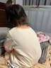 棉店嬰兒短袖睡袍夏季薄款純棉兒童空調(diào)服防踢睡裙女寶寶睡衣連體睡袋 八爪魚橘色 短袖 110 曬單實(shí)拍圖