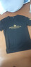 賓色短袖t恤男夏季速干衣男春夏彈力修身圓領(lǐng)休閑皇冠字母印花打底衫男上衣純色潮流青少年T恤 黑色燙金 M 曬單實(shí)拍圖