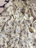 MAXRIENY【紫玫瑰印花裙】商場同款甜美少女感蓬蓬連衣裙 紫花 S 01 曬單實拍圖