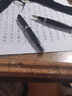 英雄（HERO） 鋼筆3820 銥金筆尖 成人書(shū)寫(xiě)美工筆書(shū)法練字手繪墨水筆禮盒套裝 免費刻字 麗雅黑（精致禮盒） 彎尖美工0.8mm 曬單實(shí)拍圖