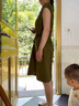 clotho Rennie品牌女裝襯衫連衣裙女夏季2025新款氣質(zhì)收腰遮肚顯瘦韓版休閑裙子 圖片色 M 曬單實(shí)拍圖