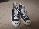 匡威（Converse）男鞋女鞋  黑白經(jīng)典款高幫帆布鞋常青款學(xué)生情侶運動(dòng)休閑鞋板鞋 高幫青色/1970s經(jīng)典 43 曬單實(shí)拍圖