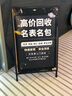 WEiBi鐵質(zhì)海報(bào)架落地折疊廣告展示架戶外立式宣傳手提展板架防風(fēng)展架 單面翻蓋款60x90【不含板】 曬單實(shí)拍圖