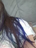 蒙倩（Meng Qian）2024流行掛耳染發(fā)劑挑染彩色染發(fā)膏漸變色漂粉綠色粉紫色藍色 藍色(1染+1漂+工具) 曬單實拍圖