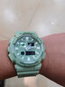 卡西歐（CASIO）男表G-SHOCK雙顯防震防水黑武士運動石英指針腕表 GAX-100CSB-3A月相潮汐圖顯示 曬單實拍圖