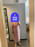 經(jīng)典故事（JANE STORY）2025新款氣質(zhì)新中式旗袍改良版夏季高端設計感蕾絲旗袍連衣裙女 A03粉色花 2XL 曬單實拍圖
