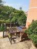 步步嬌戶(hù)外涼亭遮雨棚庭院組裝遮陽(yáng)棚花園移動(dòng)農莊天臺別墅露臺鐵藝亭子 半遮陽(yáng)葡萄架+三坐板+桌+吊椅 曬單實(shí)拍圖