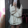 FSHE工裝連帽短外套女春秋2025新款春秋休閑寬松夾克棒球服外套上衣 杏色外套 S 80至95斤 曬單實(shí)拍圖