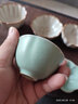 琦軒源 汝瓷開(kāi)片可養汝窯茶杯功夫品茗杯普洱品杯汝瓷主人單杯茶碗承藝 喜樂(lè )杯 曬單實(shí)拍圖