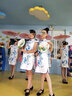 丹鳥王新款兒童旗袍夏季復(fù)古裝洋氣公主裙中國(guó)風(fēng)小女孩寶寶女童旗袍裙子大碼中國(guó)風(fēng)中大童中式表演出服 藍(lán)色花（仿絲綢） 150碼 曬單實(shí)拍圖