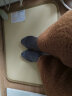 问暖石墨烯地暖垫韩国碳晶地热垫卧室瑜伽加热地垫客厅电热地毯办公室家用可移动发热取暖脚垫【50x60cm】米色木纹 LG7432 实拍图