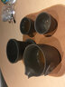 聚山堂紫陶旅行茶具套裝便攜茶具快客杯戶(hù)外茶具企業(yè)團購定制高端禮品 紫陶如意雕刻快客杯-一壺兩杯 曬單實(shí)拍圖