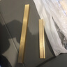 櫥飾美（CHOOSE ME） 柜門(mén)拉手現(xiàn)代簡(jiǎn)約輕奢金色抽屜櫥柜子加長(zhǎng)款通頂L型衣柜門(mén)把手 拉絲金色 加長(zhǎng)款-1米 曬單實(shí)拍圖