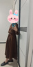 佰藍(lán)嬌兩件套裝裙子2025春秋季女裝新款高級感時(shí)尚洋氣質(zhì)法式襯衫連衣裙 咖啡色 M 曬單實(shí)拍圖